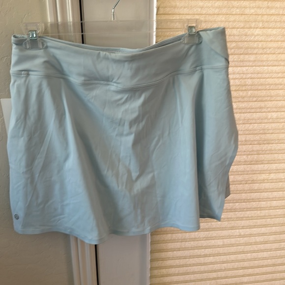 Lululemon Super High Rise Side Slit Tennis Skirt light blue 14 NWT - Picture 4 of 8